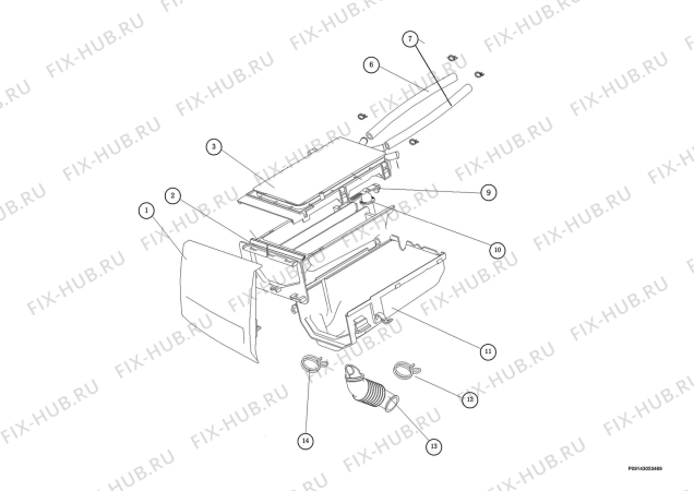 Взрыв-схема стиральной машины Zanussi ZWG1120M - Схема узла Hydraulic System 272